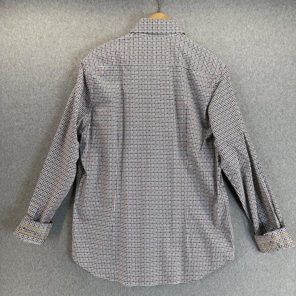 Robert Graham Modern Americana Button Front Shirt Mens Size XL Tailored Fit - Picture 8 of 14